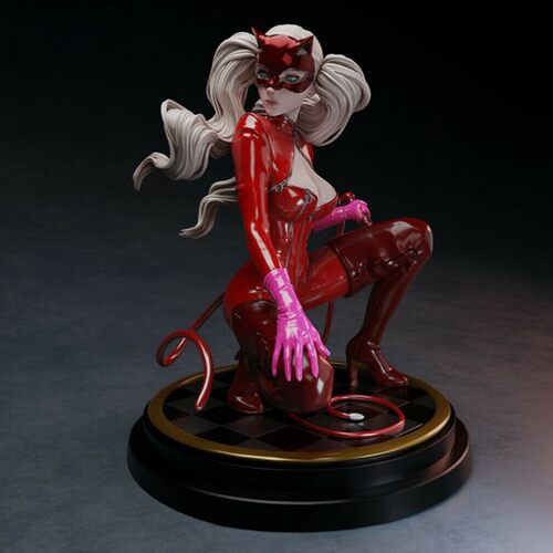 3D打印模型高卷杏Ann Takamaki 猫女女神异闻录5 STL文件数据高精