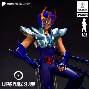 3D打印模型圣斗士星矢凤凰座一辉STL文件素材高精度已分体造型