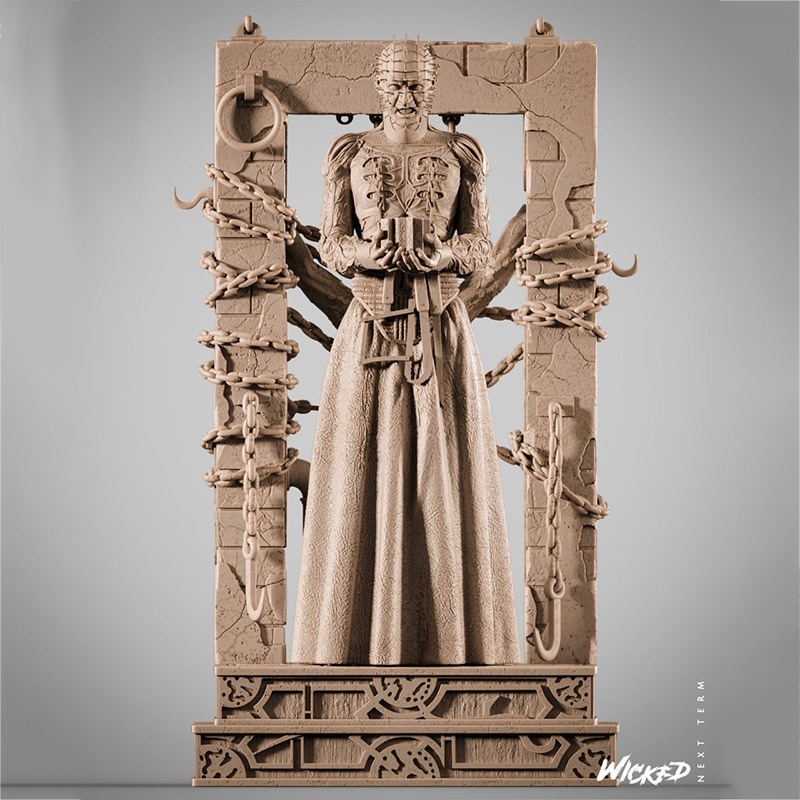 针头鬼养鬼吃人邪典风3D打印模型STL文件素材高精度