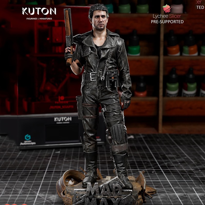 麦克斯Madmax疯狂的麦克斯3d打印模型stl图纸文件素材高精度