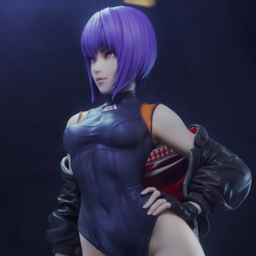 攻壳机动队Motoko Kusanagi草薙素子3D打印模型STL文件素材高精度
