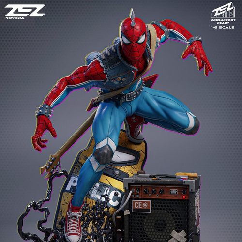 漫威漫画旗下超级英雄蜘蛛侠朋克风3D打印模型STL文件素材高精度