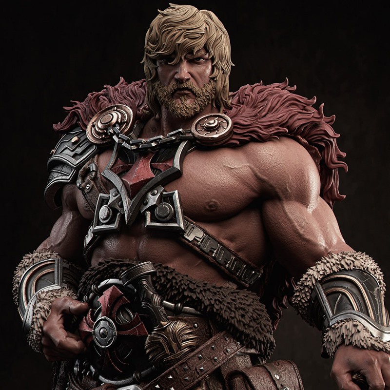 希曼He Man亚当王子宇宙巨人希曼3D打印模型STL文件素材高精度