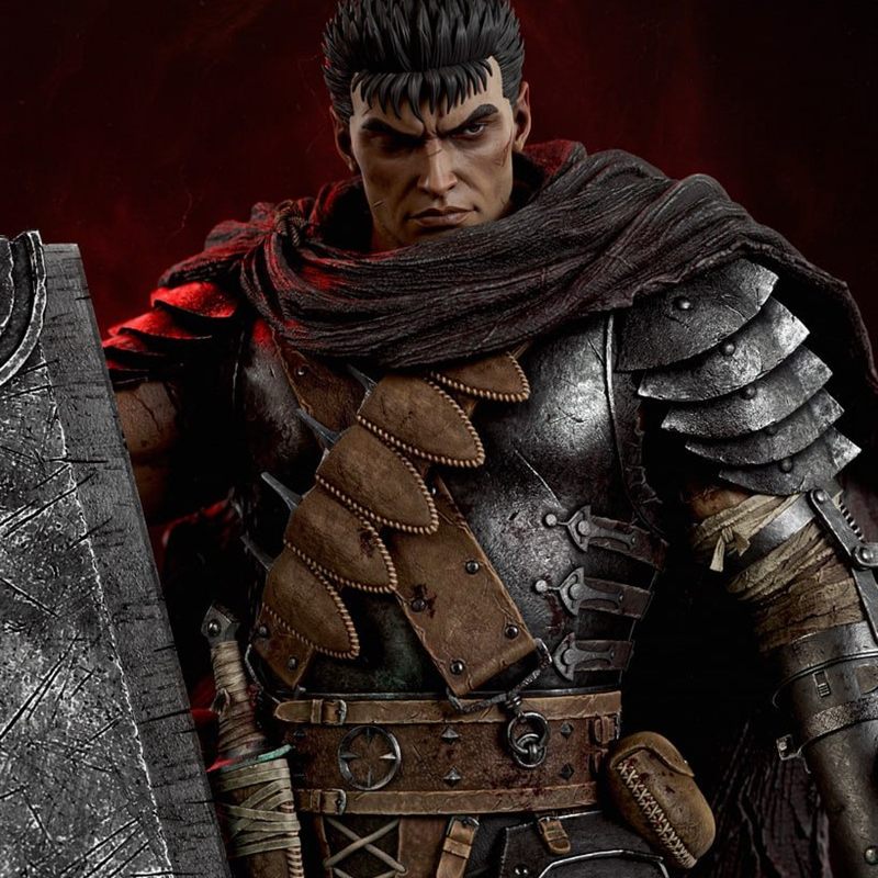 剑风传奇Guts格斯3D打印模型STL文件素材高精度图纸