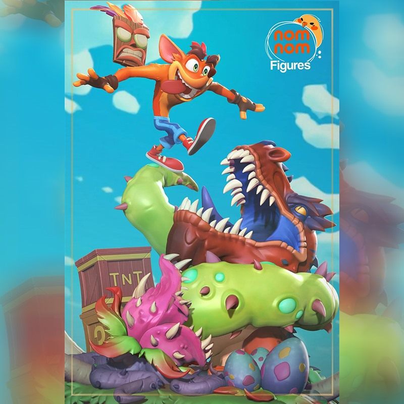 3D打印模型已分体古惑狼CrashSTL文件素材高精度