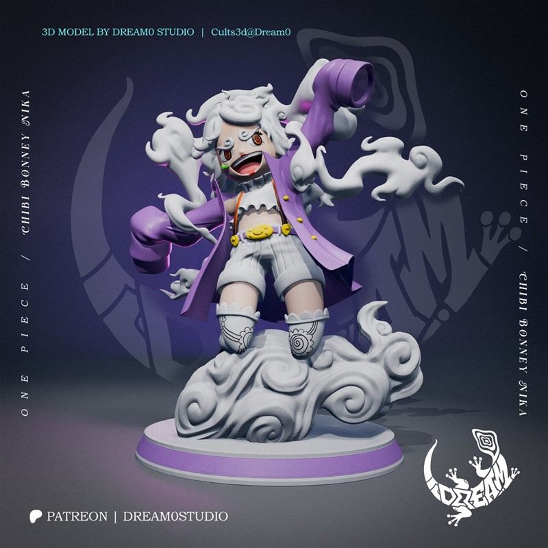 海贼王乔艾莉波妮太阳神尼卡形态3D打印模型STL文件素材高精度