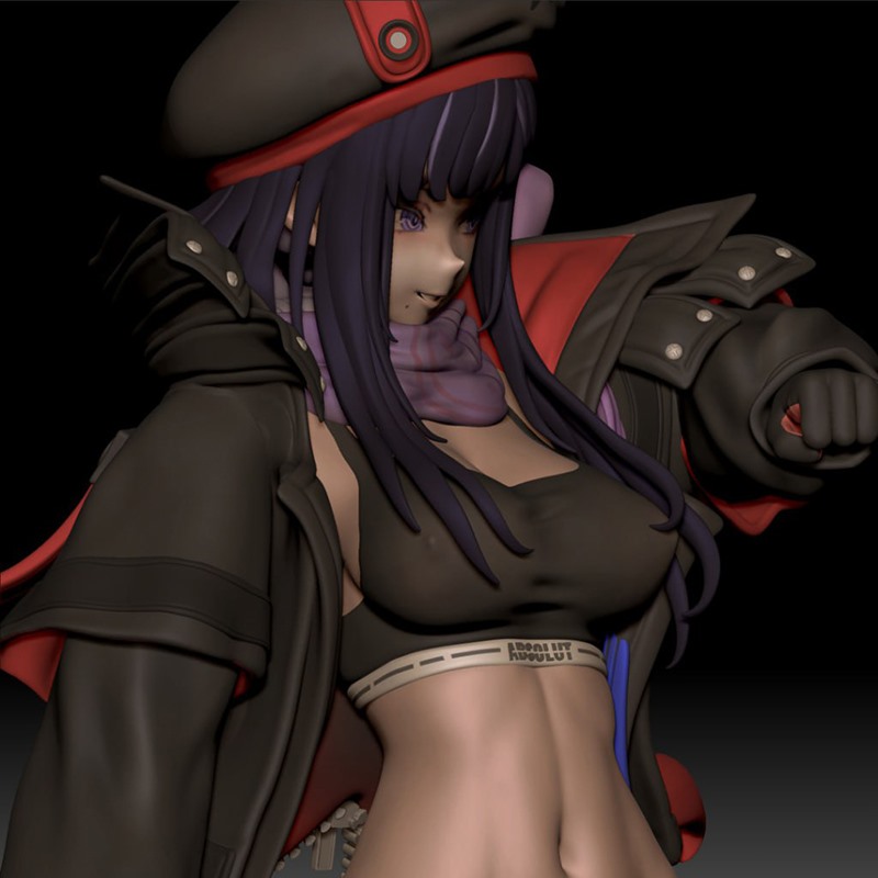 NIKKE胜利女神妮姬殷华3D打印模型STL文件素材高精度