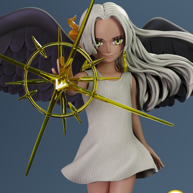 海贼王波雅汉库克蛇女炽天使3D打印模型STL文件素材高精度已分体