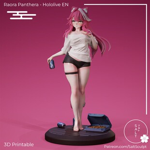 拉奥拉潘瑟拉Raora Panthera虚拟主播3D打印模型STL文件素材