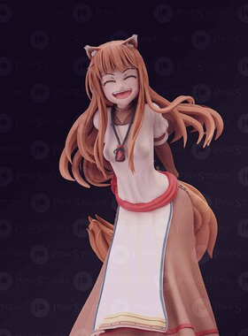 狼与香辛料Horo赫萝3D打印模型STL文件素材高精度已分体