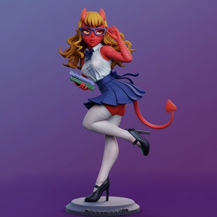 魅魔梅鲁迪亚娜梅鲁多体版3D打印模型STL文件素材高精度已分体