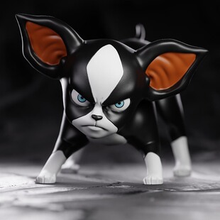 小波士顿狗JoJo梗犬伊奇3D打印模型STL文件素材高精度整体