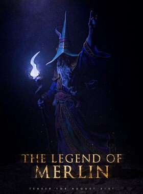 亚瑟王传说梅林Merlin传奇魔法师3D打印模型STL数据文件