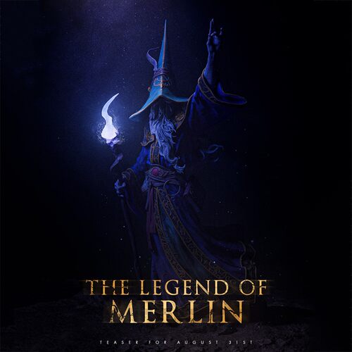 亚瑟王传说梅林Merlin传奇魔法师3D打印模型STL数据文件