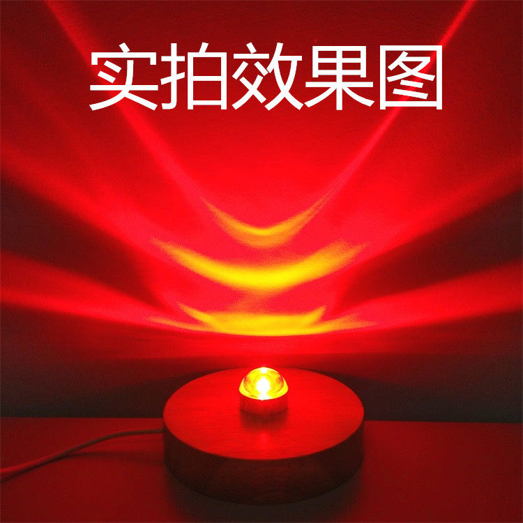 3W实木LED小夜灯插电创意梦幻光圈led节能台灯卧室婴儿喂奶床头灯