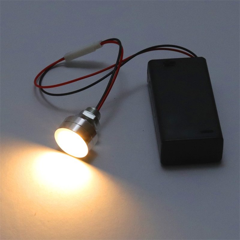 小型3VLED灯泡超薄迷你电池灯