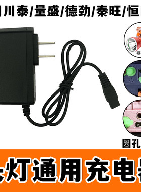 通用川泰量盛秦旺德劲恒巨量头灯充电器双孔圆孔USB线专用5V 9511