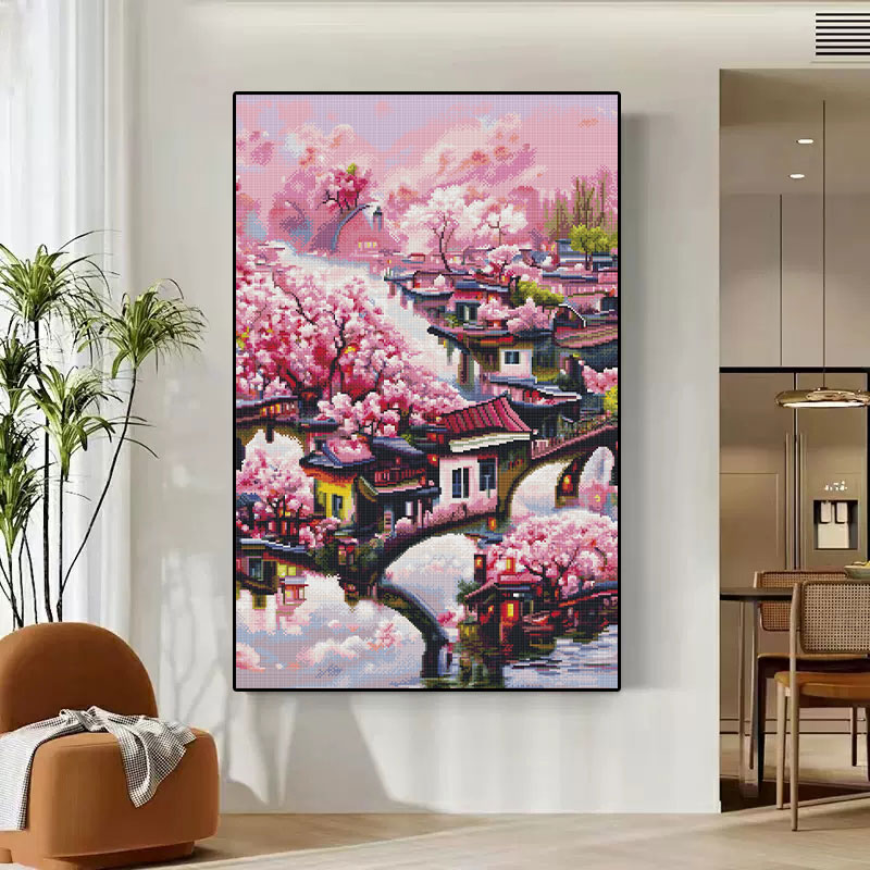 江南风景2023新款十字绣