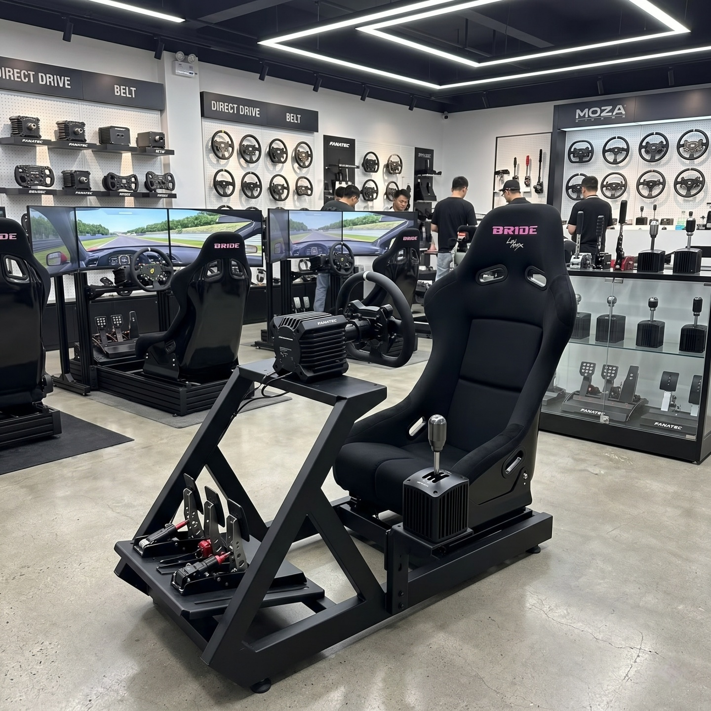 爆款BRIDE粉标赛车座椅改装汽车座椅卸麂皮绒模拟器座椅VR座椅