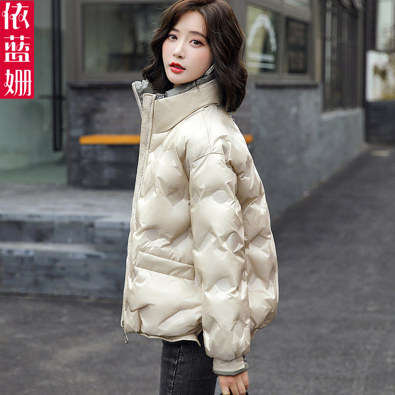 短款小个子棉衣女2021年冬季新款韩版宽松ins百搭羽绒棉服外套潮