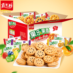 嘉士利果乐果香1500g果酱夹心饼干