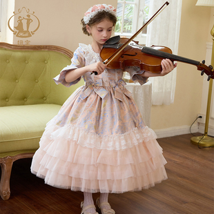 女童连衣裙欧式生日周岁公主裙儿童礼服裙轻奢小众高端女童洛丽塔