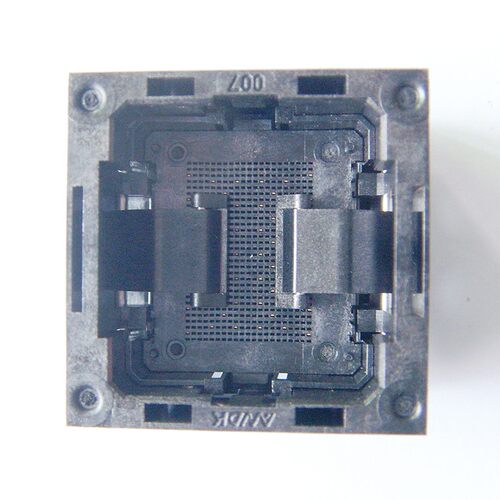 LGA52下压弹片老化座 LGA52空座头测试座老化座测试座 lga座子