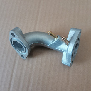 适用林海雅马哈弯梁LYM110-2喜发C8摩托车配件化油器接头进气管