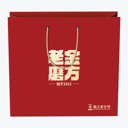 礼袋老金磨方礼品包装袋