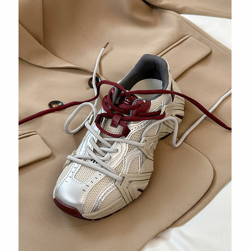 绑带厚底百搭休闲老爹鞋