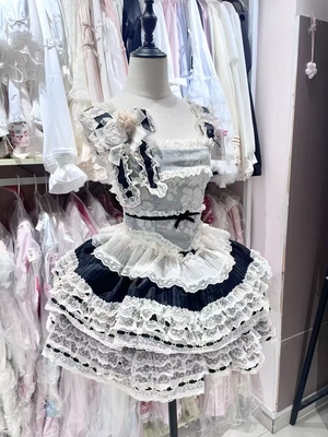 现货里雾诗之春落樱周年限定Lolita洋装doll感jsk吊带连衣裙