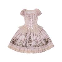 In-store stock · Siren treasure Lambrden old wall lamp Original design Gothic Lolita dress thumbnail 2