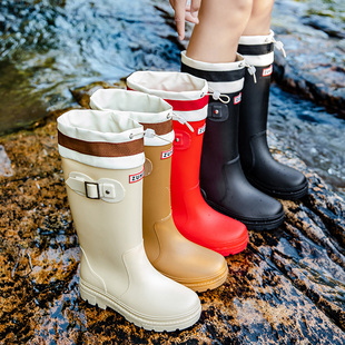 雨鞋女时尚防滑雨靴成人水靴高筒户外溯溪水鞋防水马丁靴长筒胶鞋