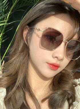 渐变防紫外线偏光显瘦女太阳镜