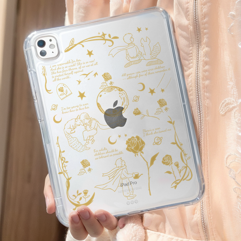 ipad轻薄便携透明带笔槽