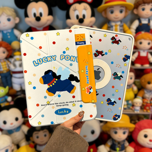 720°旋转iPadPro保护套air7磁吸拆分iPad11苹果平板mini7全包防弯摔10代搭扣笔槽air654横竖支架13寸透明129