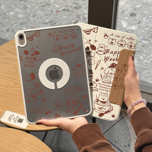 适用ipad11保护壳720旋转ipadpro磁吸拆分ipadair7保护套平板10代防弯摔mini7全包苹果ipadair654新款13寸129