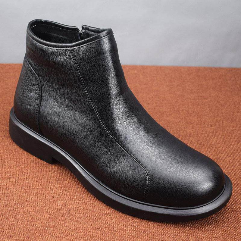 切尔西冬季马丁男鞋真皮