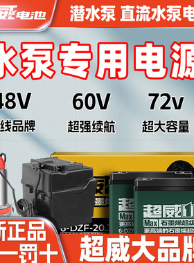 48V60V直流潜水泵抽水机蓄电瓶