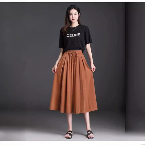 womenclothes冰丝阔腿裤