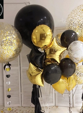 36inch Gaint Black White latex Helium Balloons Baby Shower