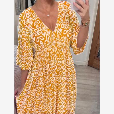 大码女装胖MM欧美时尚V领