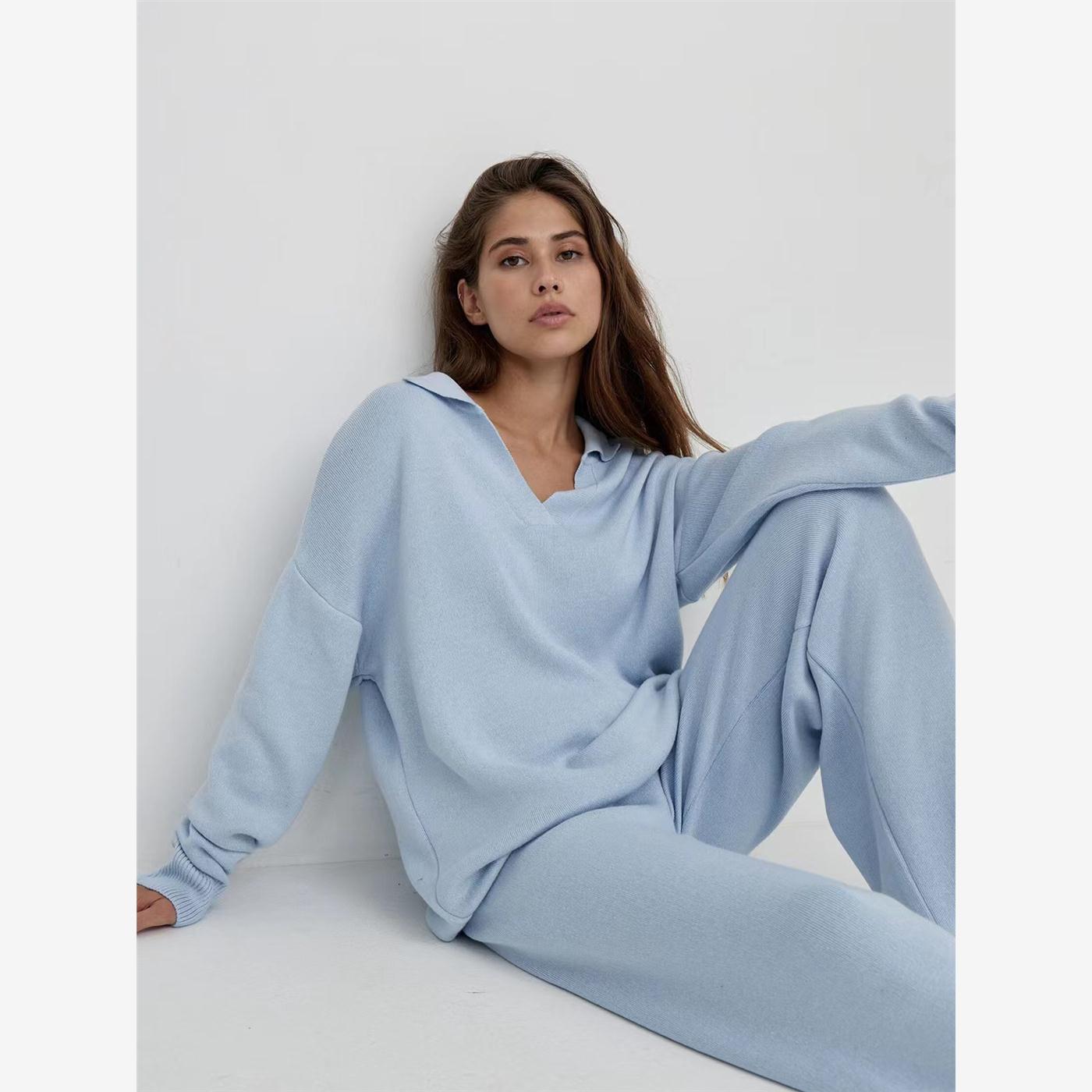 Knittedswear欧美Polo领