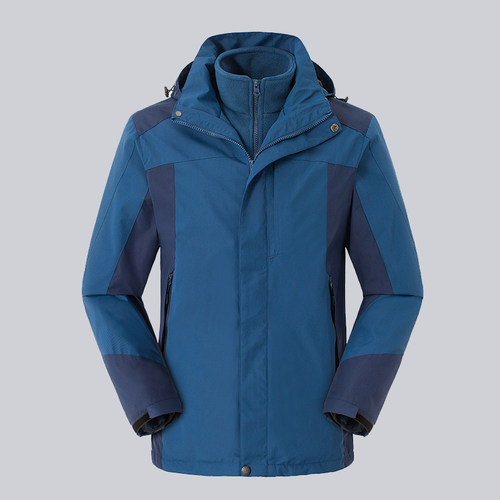 加绒加厚防风冲锋衣男外套