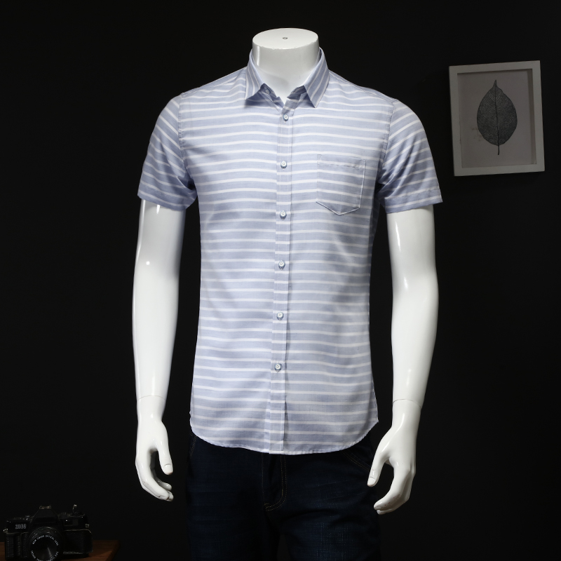 Domestic large Poop Handle Summer wear Thin section Short sleeved shirt ventilation comfortable half sleeve shirt leisure time Inch shirtin the Men's clothing, Shirt  category - from Buy2taobao.com to provide professional Taobao agent buy service