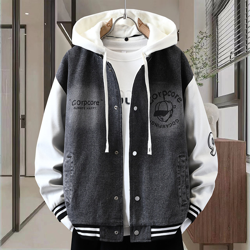 春秋季13潮流牛仔棒球服外套男孩14中学生15岁青少年帅气大童夹克,童装/婴儿装/亲子装,儿童牛仔外套,淘宝优惠券,粉丝福利购,淘宝优惠卷