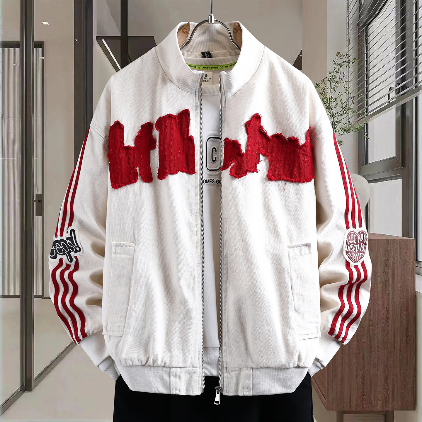 春秋季青少年宽松牛仔外套13男孩14初高中学生15岁大童16夹克上衣,童装/婴儿装/亲子装,儿童牛仔外套,淘宝优惠券,粉丝福利购,淘宝优惠卷