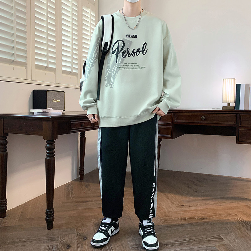 13青少年卫衣套装12岁男孩14春秋季初高中学生15大童帅气长袖T恤