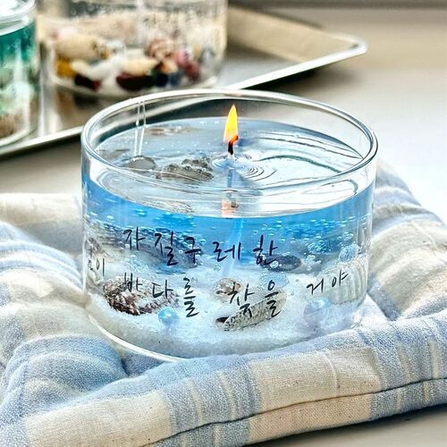 济州岛海色贝壳海洋香薰蜡烛香氛HI JEJU海岛果冻旅游纪念礼物