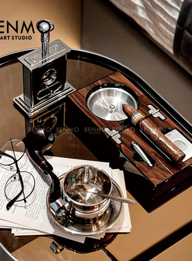 本墨 轻奢现代软装样板间居家酒具组合 客厅酒店民宿酒店装饰摆件